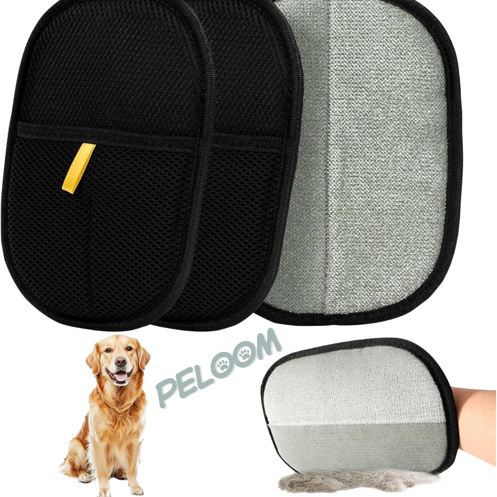 Gants anti-poils d'animaux, lavables et réutilisables